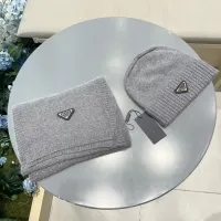 Cheap Prada Hat and Scarf Set #1415789 Replica Wholesale [$64.00 USD] [ITEM#1415789] on Replica Prada Hat and Scarf and Glove Set