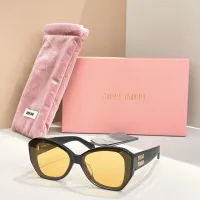 Cheap MIU MIU AAA Quality Sunglasses #1415947 Replica Wholesale [$60.00 USD] [ITEM#1415947] on Replica MIU MIU AAA Sunglasses