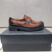 Cheap Prada Leather Shoes For Men #1416026 Replica Wholesale [$98.00 USD] [ITEM#1416026] on Replica Prada Leather Shoes