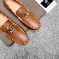 Cheap Versace Leather Shoes For Men #1416054 Replica Wholesale [$85.00 USD] [ITEM#1416054] on Replica Versace Leather Shoes