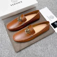 Cheap Versace Leather Shoes For Men #1416054 Replica Wholesale [$85.00 USD] [ITEM#1416054] on Replica Versace Leather Shoes