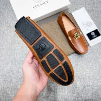 Cheap Versace Leather Shoes For Men #1416054 Replica Wholesale [$85.00 USD] [ITEM#1416054] on Replica Versace Leather Shoes