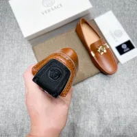 Cheap Versace Leather Shoes For Men #1416054 Replica Wholesale [$85.00 USD] [ITEM#1416054] on Replica Versace Leather Shoes