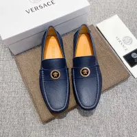 Cheap Versace Leather Shoes For Men #1416055 Replica Wholesale [$85.00 USD] [ITEM#1416055] on Replica Versace Leather Shoes