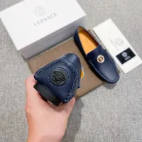 Cheap Versace Leather Shoes For Men #1416055 Replica Wholesale [$85.00 USD] [ITEM#1416055] on Replica Versace Leather Shoes