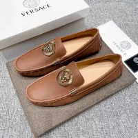 Cheap Versace Leather Shoes For Men #1416057 Replica Wholesale [$85.00 USD] [ITEM#1416057] on Replica Versace Leather Shoes