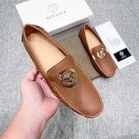 Cheap Versace Leather Shoes For Men #1416057 Replica Wholesale [$85.00 USD] [ITEM#1416057] on Replica Versace Leather Shoes