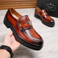Cheap Prada Leather Shoes For Men #1416115 Replica Wholesale [$100.00 USD] [ITEM#1416115] on Replica Prada Leather Shoes