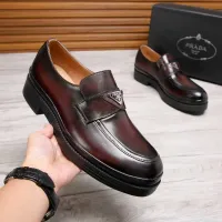 Cheap Prada Leather Shoes For Men #1416116 Replica Wholesale [$100.00 USD] [ITEM#1416116] on Replica Prada Leather Shoes
