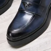 Cheap Prada Leather Shoes For Men #1416118 Replica Wholesale [$100.00 USD] [ITEM#1416118] on Replica Prada Leather Shoes