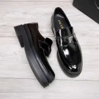 Cheap Prada Leather Shoes For Men #1416120 Replica Wholesale [$100.00 USD] [ITEM#1416120] on Replica Prada Leather Shoes