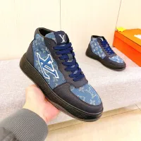 Cheap Louis Vuitton High Tops Shoes For Men #1416282 Replica Wholesale [$88.00 USD] [ITEM#1416282] on Replica Louis Vuitton High Tops Shoes