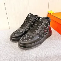 Cheap Louis Vuitton High Tops Shoes For Men #1416283 Replica Wholesale [$88.00 USD] [ITEM#1416283] on Replica Louis Vuitton High Tops Shoes
