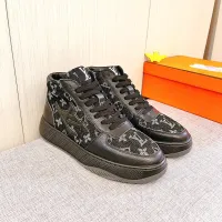 Cheap Louis Vuitton High Tops Shoes For Men #1416283 Replica Wholesale [$88.00 USD] [ITEM#1416283] on Replica Louis Vuitton High Tops Shoes