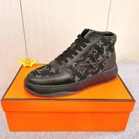 Cheap Louis Vuitton High Tops Shoes For Men #1416283 Replica Wholesale [$88.00 USD] [ITEM#1416283] on Replica Louis Vuitton High Tops Shoes