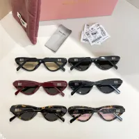 Cheap MIU MIU AAA Quality Sunglasses #1416284 Replica Wholesale [$60.00 USD] [ITEM#1416284] on Replica MIU MIU AAA Sunglasses