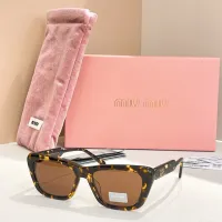 Cheap MIU MIU AAA Quality Sunglasses #1416296 Replica Wholesale [$60.00 USD] [ITEM#1416296] on Replica MIU MIU AAA Sunglasses