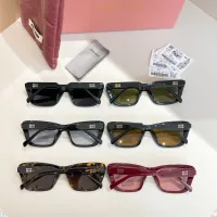 Cheap MIU MIU AAA Quality Sunglasses #1416298 Replica Wholesale [$60.00 USD] [ITEM#1416298] on Replica MIU MIU AAA Sunglasses
