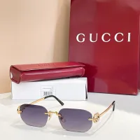 Cheap Gucci AAA Quality Sunglasses #1416372 Replica Wholesale [$64.00 USD] [ITEM#1416372] on Replica Gucci AAA Quality Sunglasses