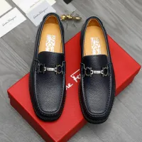 Cheap Salvatore Ferragamo Leather Shoes For Men #1416443 Replica Wholesale [$98.00 USD] [ITEM#1416443] on Replica Salvatore Ferragamo Leather Shoes