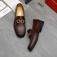 Cheap Salvatore Ferragamo Leather Shoes For Men #1416447 Replica Wholesale [$98.00 USD] [ITEM#1416447] on Replica Salvatore Ferragamo Leather Shoes