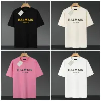 Cheap Balmain T-Shirts Short Sleeved For Unisex #1416459 Replica Wholesale [$39.00 USD] [ITEM#1416459] on Replica Balmain T-Shirts