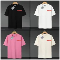 Cheap Prada T-Shirts Short Sleeved For Unisex #1416487 Replica Wholesale [$39.00 USD] [ITEM#1416487] on Replica Prada T-Shirts