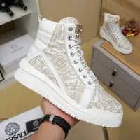 Cheap Versace High Tops Shoes For Men #1416494 Replica Wholesale [$85.00 USD] [ITEM#1416494] on Replica Versace High Tops Shoes