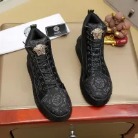 Cheap Versace High Tops Shoes For Men #1416495 Replica Wholesale [$85.00 USD] [ITEM#1416495] on Replica Versace High Tops Shoes