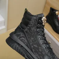 Cheap Versace High Tops Shoes For Men #1416495 Replica Wholesale [$85.00 USD] [ITEM#1416495] on Replica Versace High Tops Shoes