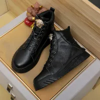 Cheap Versace High Tops Shoes For Men #1416496 Replica Wholesale [$85.00 USD] [ITEM#1416496] on Replica Versace High Tops Shoes