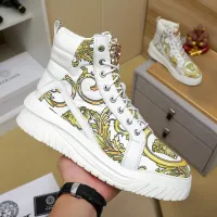 Cheap Versace High Tops Shoes For Men #1416497 Replica Wholesale [$85.00 USD] [ITEM#1416497] on Replica Versace High Tops Shoes