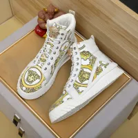 Cheap Versace High Tops Shoes For Men #1416497 Replica Wholesale [$85.00 USD] [ITEM#1416497] on Replica Versace High Tops Shoes