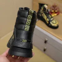 Cheap Versace High Tops Shoes For Men #1416498 Replica Wholesale [$85.00 USD] [ITEM#1416498] on Replica Versace High Tops Shoes