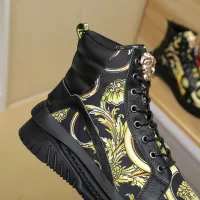 Cheap Versace High Tops Shoes For Men #1416498 Replica Wholesale [$85.00 USD] [ITEM#1416498] on Replica Versace High Tops Shoes