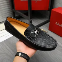 Cheap Salvatore Ferragamo Leather Shoes For Men #1416525 Replica Wholesale [$76.00 USD] [ITEM#1416525] on Replica Salvatore Ferragamo Leather Shoes