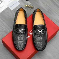Cheap Salvatore Ferragamo Leather Shoes For Men #1416526 Replica Wholesale [$76.00 USD] [ITEM#1416526] on Replica Salvatore Ferragamo Leather Shoes