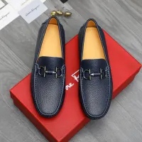 Cheap Salvatore Ferragamo Leather Shoes For Men #1416528 Replica Wholesale [$76.00 USD] [ITEM#1416528] on Replica Salvatore Ferragamo Leather Shoes