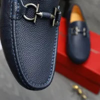 Cheap Salvatore Ferragamo Leather Shoes For Men #1416528 Replica Wholesale [$76.00 USD] [ITEM#1416528] on Replica Salvatore Ferragamo Leather Shoes