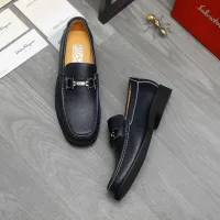 Cheap Salvatore Ferragamo Leather Shoes For Men #1416532 Replica Wholesale [$96.00 USD] [ITEM#1416532] on Replica Salvatore Ferragamo Leather Shoes