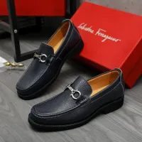 Cheap Salvatore Ferragamo Leather Shoes For Men #1416532 Replica Wholesale [$96.00 USD] [ITEM#1416532] on Replica Salvatore Ferragamo Leather Shoes