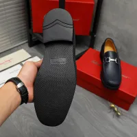 Cheap Salvatore Ferragamo Leather Shoes For Men #1416532 Replica Wholesale [$96.00 USD] [ITEM#1416532] on Replica Salvatore Ferragamo Leather Shoes