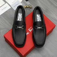 Cheap Salvatore Ferragamo Leather Shoes For Men #1416533 Replica Wholesale [$96.00 USD] [ITEM#1416533] on Replica Salvatore Ferragamo Leather Shoes