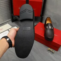 Cheap Salvatore Ferragamo Leather Shoes For Men #1416536 Replica Wholesale [$96.00 USD] [ITEM#1416536] on Replica Salvatore Ferragamo Leather Shoes