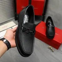 Cheap Salvatore Ferragamo Leather Shoes For Men #1416537 Replica Wholesale [$96.00 USD] [ITEM#1416537] on Replica Salvatore Ferragamo Leather Shoes