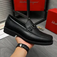 Cheap Salvatore Ferragamo Leather Shoes For Men #1416537 Replica Wholesale [$96.00 USD] [ITEM#1416537] on Replica Salvatore Ferragamo Leather Shoes