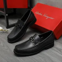 Cheap Salvatore Ferragamo Leather Shoes For Men #1416539 Replica Wholesale [$96.00 USD] [ITEM#1416539] on Replica Salvatore Ferragamo Leather Shoes