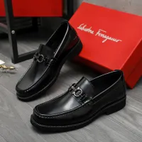 Cheap Salvatore Ferragamo Leather Shoes For Men #1416540 Replica Wholesale [$96.00 USD] [ITEM#1416540] on Replica Salvatore Ferragamo Leather Shoes