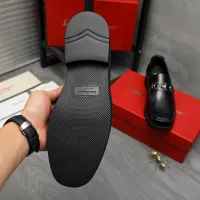 Cheap Salvatore Ferragamo Leather Shoes For Men #1416540 Replica Wholesale [$96.00 USD] [ITEM#1416540] on Replica Salvatore Ferragamo Leather Shoes