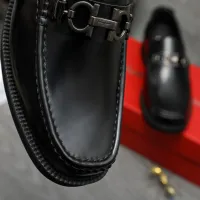 Cheap Salvatore Ferragamo Leather Shoes For Men #1416540 Replica Wholesale [$96.00 USD] [ITEM#1416540] on Replica Salvatore Ferragamo Leather Shoes